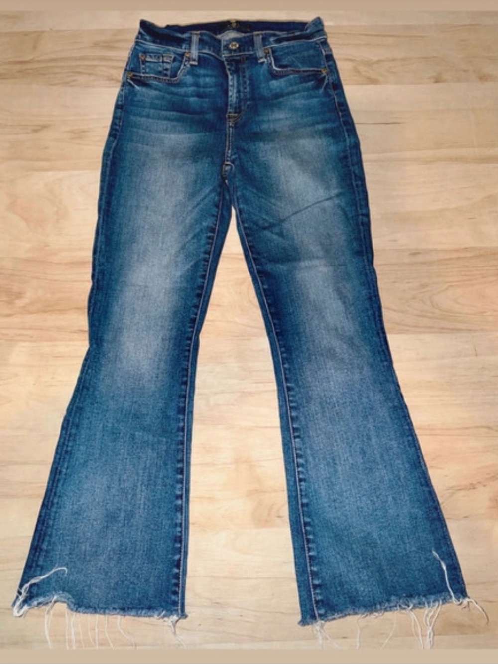 7 for all mankind high rise flare size 26